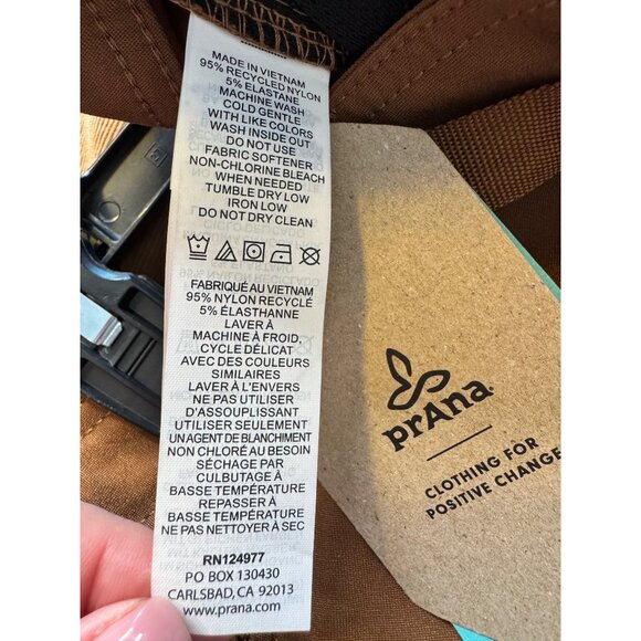 Prana Men's Stretch Zion Hybrid Short II Size 36/07 Rust Brown NWT Pockets - Picture 14 of 15